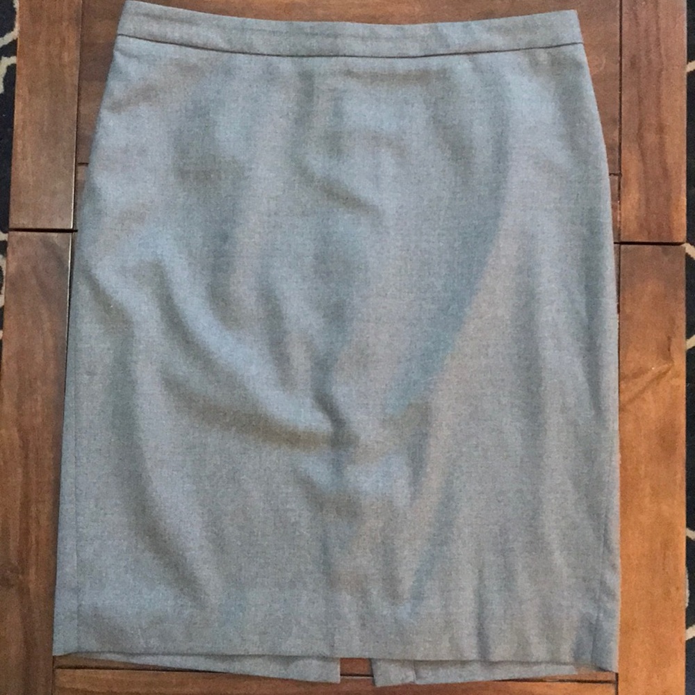 J. Crew No. 2 Pencil Skirt - Grey